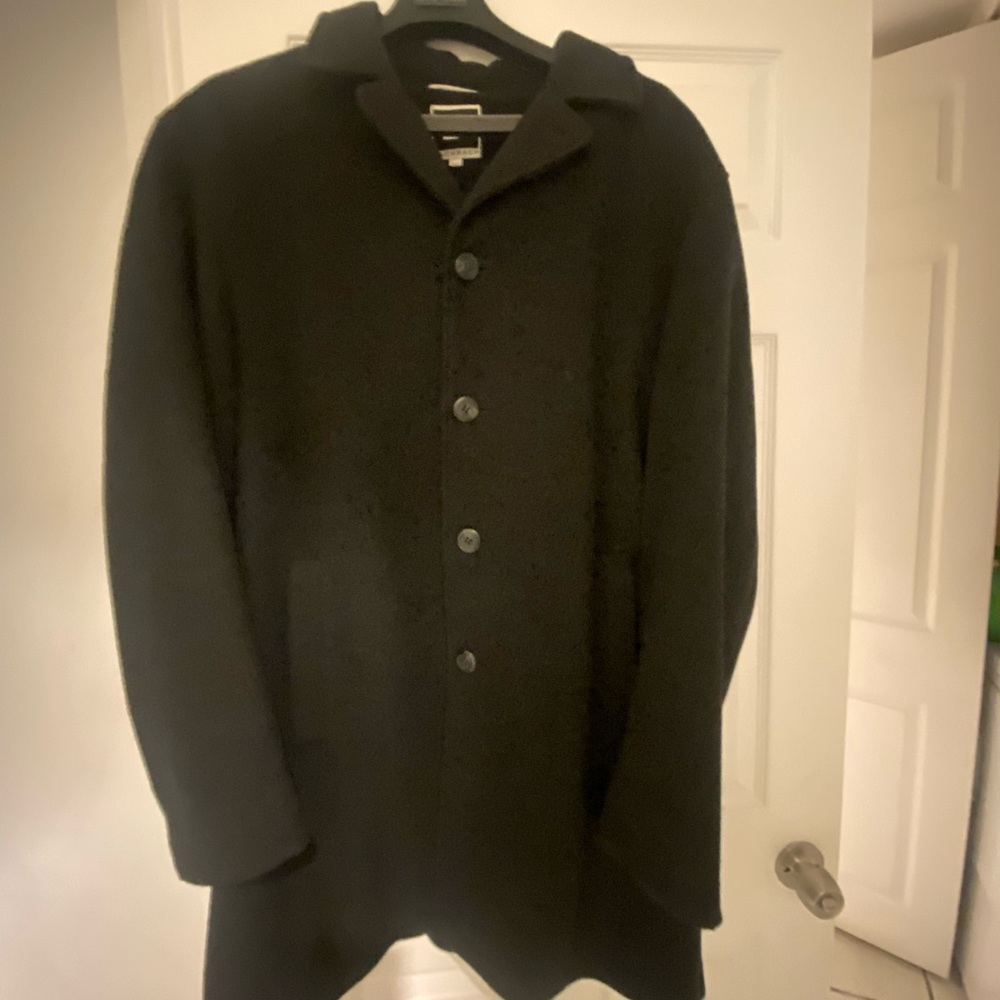 BACHRACH LIKE NEW! CASHMERE/WOOL Mens 3/4 length overcoat.